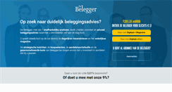 Desktop Screenshot of belegger.tijd.be