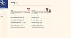 Desktop Screenshot of blogs.tijd.be